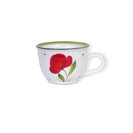 Pipacsos dekor Kis cappuccínós/teás csésze